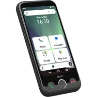 Doro Aurora A10, 11,4 cm (4.5"), 4 GB, 64 GB, 13 MP, Android 14, Schwarz