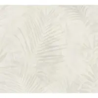 A.S. Création Vliestapete "Neue Bude 2.0 Tropical Concret mit Palmenblättern" Wald botanisch floral leicht strukturiert Dschungeltapete Tapete Palmen Tapeten Wohnzimmer Schlafzimmer Küche