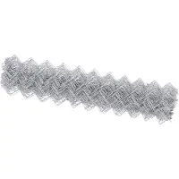 vidaXL Kettenzaun 10 x 1 m Verzinkter Stahl Silber