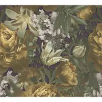 A.S. Création Vliestapete "PintWalls Rosen Floral" gemustert matt neutral glatt Blumentapete Tapeten Wohnzimmer Schlafzimmer Küche modern Design Optik