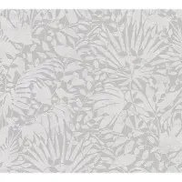 A.S. Création Vliestapete "THE BOS Floral Blätter", glänzend-abstrakt-organisch, Florale Tapete Tapete Floral Tapeten Wohnzimmer Schlafzimmer Küche