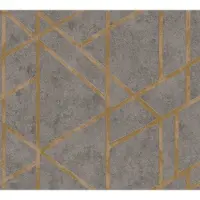 Living Walls Vliestapete "Metropolitan Stories Francesca Milano grafisch" Motiv geometrisch grafisch strukturiert Grafik Tapete Geometrisch Metallic Tapeten Wohnzimmer Schlafzimmer