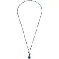 Leonardo 024900 Damen-Halskette Donna Blau 80 cm