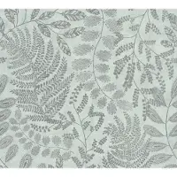 A.S. Création Vliestapete "THE BOS Blätter Floral" gemustert matt neutral glatt Florale Tapete Tapete Floral Tapeten Wohnzimmer Schlafzimmer Küche