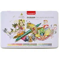 Bruynzeel Fineliner/brush pen set | 72 colours