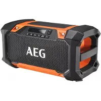AEG Radio - POWERTOOLS - BRSP18-0 - 18 V - Bluetooth - Reichweite 30 m - 30 W - AM/FM - LCD-Bildschirm