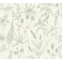 A.S. Création Vliestapete "Jette Joop floral natürlich" Wald botanisch floral leicht strukturiert Blumentapete Tapete Streifen Tapeten Wohnzimmer Schlafzimmer Küche