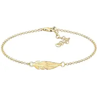Elli Armband Feder 925 Sterling Silber Elli Gold