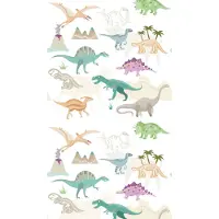 Living Walls Fototapete "Dino Kinderzimerzimmertapete" gemustert matt neutral glatt Fototapete Tapeten Kinderzimmer Schlafzimmer modern Design Wandtapete