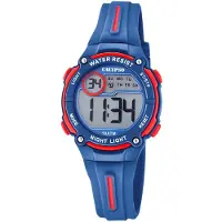 Calypso Kinder Uhr Digital K6068/4 Kunststoff PUR Armbanduhr dunkelblau UK6068/4