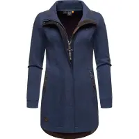 Ragwear Sweatjacke "Letrice" Sportliche Zip-Jacke mit hohem Kragen
