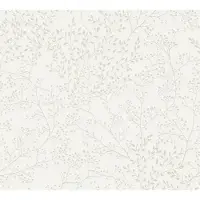 A.S. Création Vliestapete "Trendwall" Wald botanisch floral leicht strukturiert Vintage Tapete Tapete Blumen Tapeten Wohnzimmer Schlafzimmer Küche