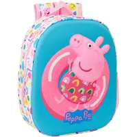 Pipsa Possu Peppa Pig 8.64l 32x43x14 Cm Rucksack Blau,Rosa Kinder Blau,Rosa One Size