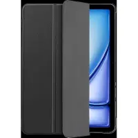 Just in Case Smart Tri-Fold Apple iPad Air (2026/2025/2024) Book Case Schwarz