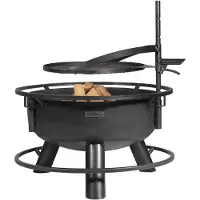 Cook King Feuerschale Bandito inkl. Zubehör 94 x 110 cm schwarz