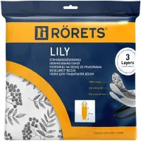 Rörets Bügelbrettbezug Lily – 32x112 cm - 3 Schichten für höchsten Bügelkomfort - Velcro für perfekten Sitz - -Zertifikat