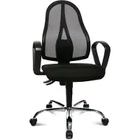 Topstar OPEN POINT P SOMO AL.B2(B) - Home Office Bürostuhl Schwarz Netzstoff
