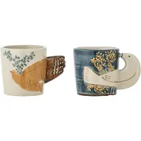 Bloomingville Hezha Espressotasse, Blau, Steingut