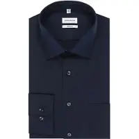 Seidensticker Business Hemd Herren Regular Fit Baumwolle blau, 48 510272-0004-00480