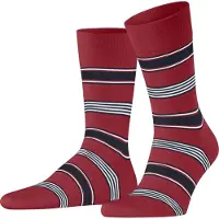 Falke Socken Marina Stripe in Scarlet | Gr.: 45/46