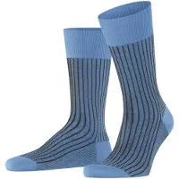 Falke Socken Herren Oxford Stripe Cornflower Blue-Schuhgröße 45 - 46