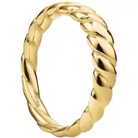 Rosefield JRSC Damenring Croissant Goldfarben
