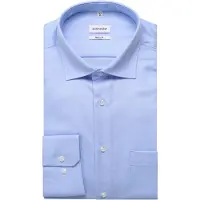 Seidensticker Business Hemd Herren Regular Fit Baumwolle blau, 44 745718-0003-00440