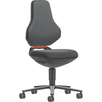 BIMOS TEXON 2 Arbeitsstuhl Supertec schwarz, besonders robust, mit Auto-Motion Technik und Rollen