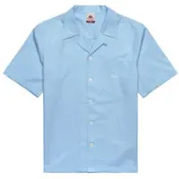 Kappa für Herren. 631372W Aousja blaues Hemd (S), Baumwolle, Kurzarm