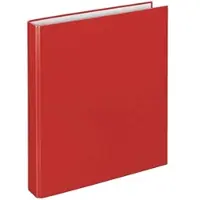 Veloflex Ringordner Basic A4 PP kaschiert 2-D-Ring-Mechanik 25mm rot Packung mit 10 Stück