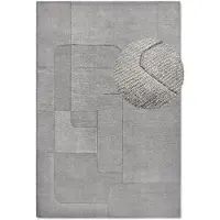 Home Collection 1906 Wollteppich Charlotte Grau