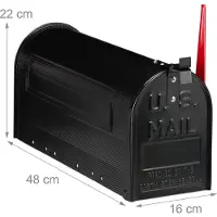 Relaxdays US-Mailbox