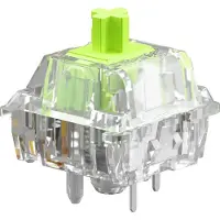 Glorious GLO-KB-ACC-SWT-RAPTOR-LUBED-36, Tastatur-Schalter, Polycarbonat (PC), Hellgrün, Durchscheinend