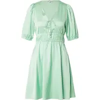 Pepe Jeans für Damen. PL953753 Olivia grünes Kleid (S), Lässig, Polyester, Kurzarm