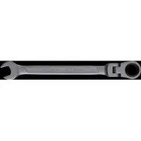 SW-Stahl 03530L-11 Gabelringratschenschlüssel 11 mm I Ringschlüssel mit Gelenk I 72 Zähne I Maulschl