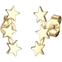 Elli Ohrringe Sterne Astro Trend Star Sternenbild 925 Silber Elli Gold