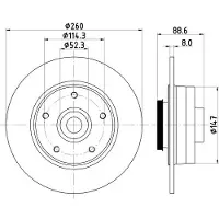 Hella Bremsscheibe PRO 8DD 355 126-481