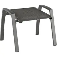 Kettler Altura Hocker, anthrazit/anthrazit, Alu/Textilene, 0302103-71000 0302103-7000
