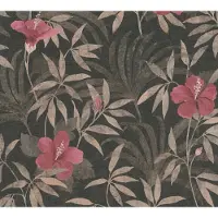 A.S. Création Vliestapete "Cuba" botanisch floral tropisch leicht strukturiert Dschungeltapete Tapete Blumen Tapeten Wohnzimmer Schlafzimmer Küche