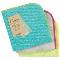 Cawö Geschirrhandtuch Uni Turquoise Pistachio (3er-Set)