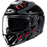 HJC i71 Simo Helm (Black/Red,S (55/56))