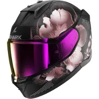 Shark D-Skwal 3 Mayfer Helm, schwarz matt/pink, S (55/56)