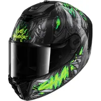 Shark Spartan RS Shaytan Helm, schwarz/grün, M (57/58)