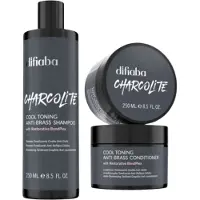 Difiaba Charcolite Cool Toning Anti-Gelbstich Duo Set - 2x250ml