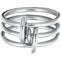 Elli Ring 925 Sterling Silber in Silber | Gr.: 56