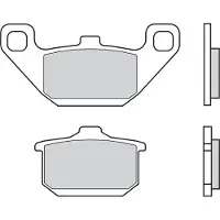 Brembo Bremsbeläge organisch 07KA08.08 110,7/68,7x50,9/43,3x9,4/9, Unisexneutral760 - Motorradteile - Bremsen