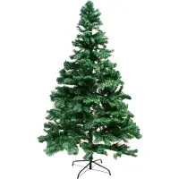 Mojawo Weihnachtsbaum Tannenbaum künstlich H180 cm inkl Ständer grün