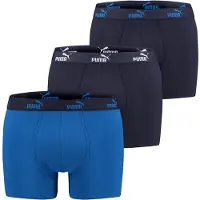 Puma Boxershorts BW MEN PROMO ELEMENTS SOLID BOXER 3P in Blue Combo | Gr.: XL