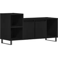 vidaXL TV-Schrankset Schwarz Eichen-Optik 100 x 35 x 55 cm