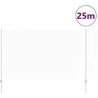 vidaXL Sechseckzaun mit Pfosten 25 x 1,4 m Verzinkter Stahl Silber